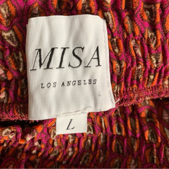 MISA Los Angeles Manya Ditsy Tiered ruffle Skirt - Picture 10 of 12